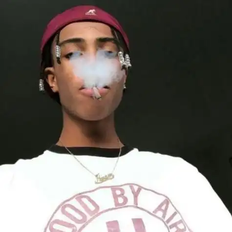 痞味吸烟非洲黑人头像