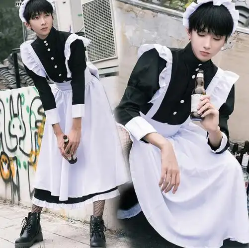 男人穿洛丽塔裙子是什么画风?因热爱,画面崩坏