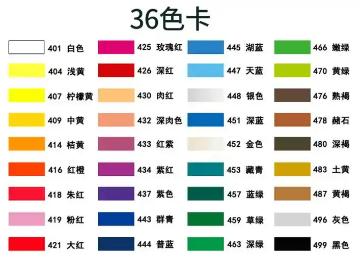 自己动手做一个色卡,可以参考下图:2,色卡彩铅纸我一直用的康颂,水彩