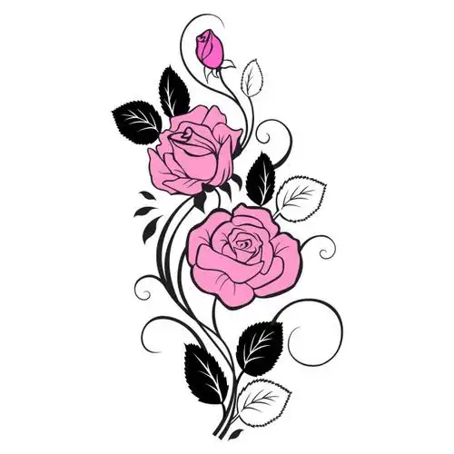 手绘玫瑰花设计元素素材免费下载(图片编号:2417540)-六图网