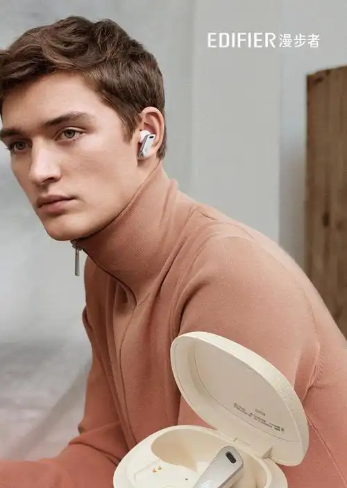 edifier漫步者twsnb2真无线主动降噪无线蓝牙耳机入耳式耳麦银色标配