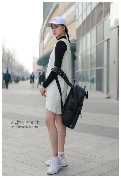 一组天津的街拍美女照片是不是觉得天津女孩都很高挑啊