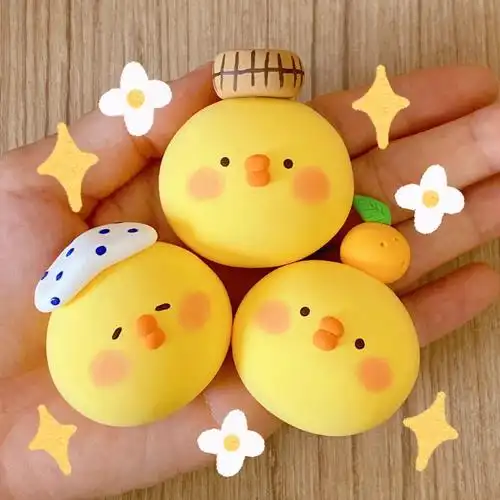 超轻粘土78夏日限定柚子惬意泡澡小黄鸭08