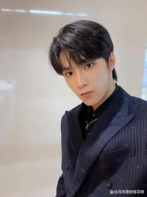 刘耀文还是让人觉得眼前一亮,带着英气的帅气男孩,发型还是那种乖巧的