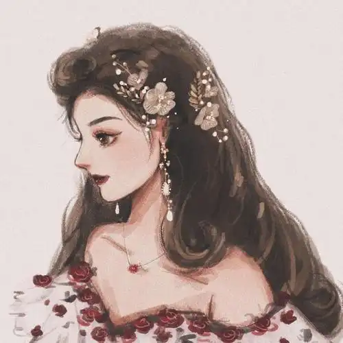 迪士尼公主精致嫁衣头像