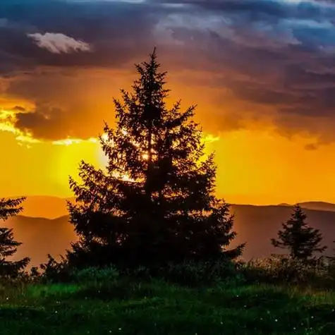 落日夕阳超唯美风景头像高清真实风景图片