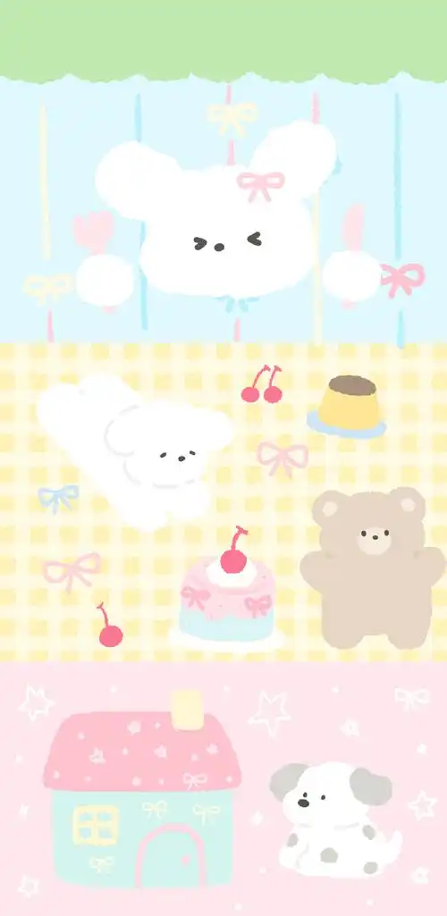 99奶油冰淇淋夏天91多巴胺色彩壁纸07