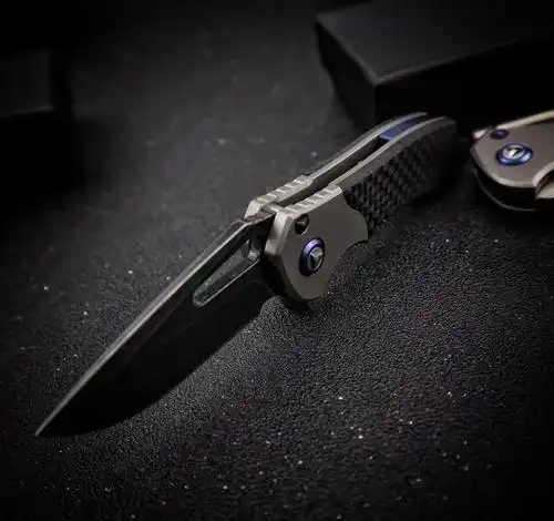 微技术m390钛柄折刀天启鉴赏