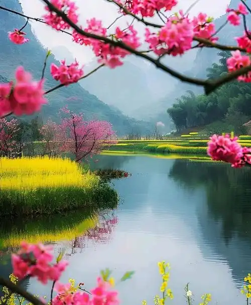 在这温暖的季节里,万物似乎都沉浸在一种安详而宁静的氛围中.