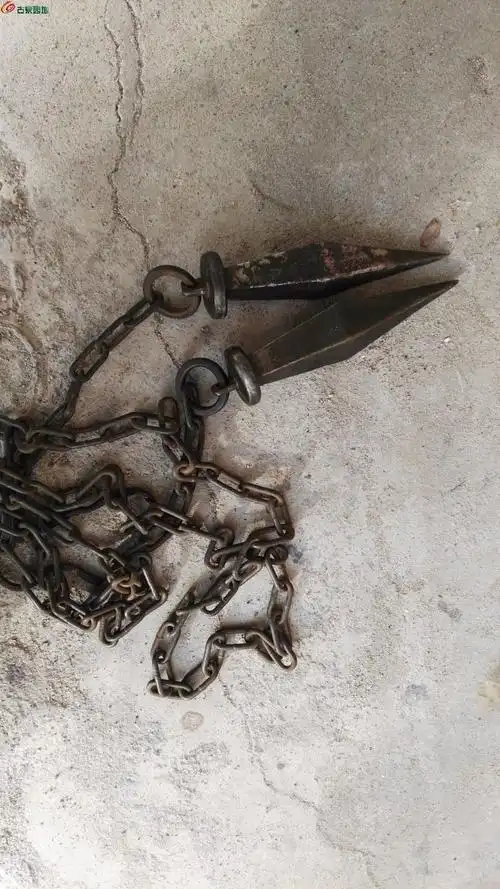 实战兵器,链镖.长约2米吧.重约4斤多.