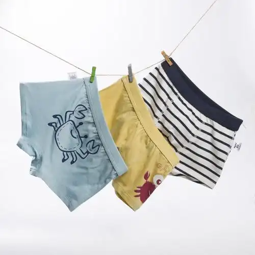 宝宝内裤男1-8岁纯棉儿童男童平角裤幼童小童裤衩婴儿小孩男宝宝