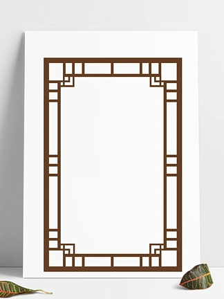 古代 i>窗 /i> i>棂 /i>边框设计元素
