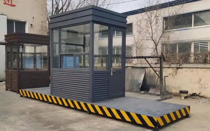 沈阳街道路口安全岛配套岗亭/可移动收费岗亭/小区改造常规岗亭