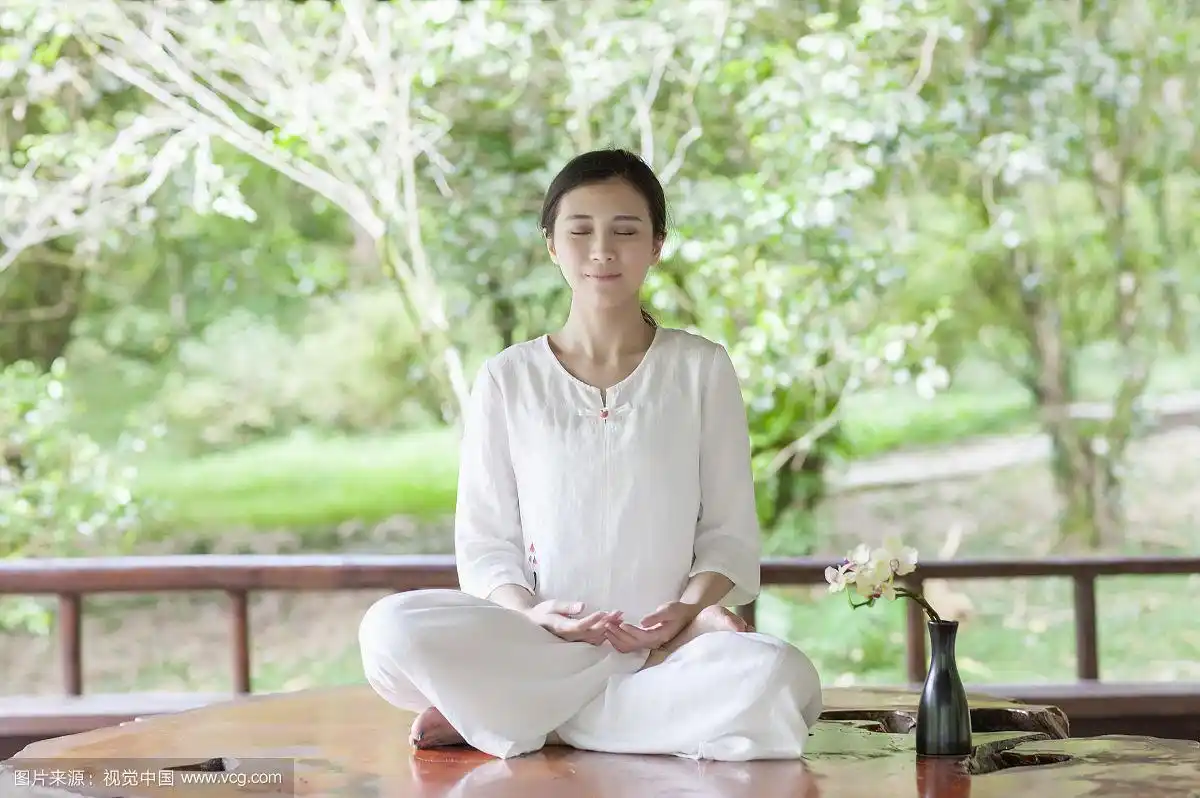 女性,打坐,禅意