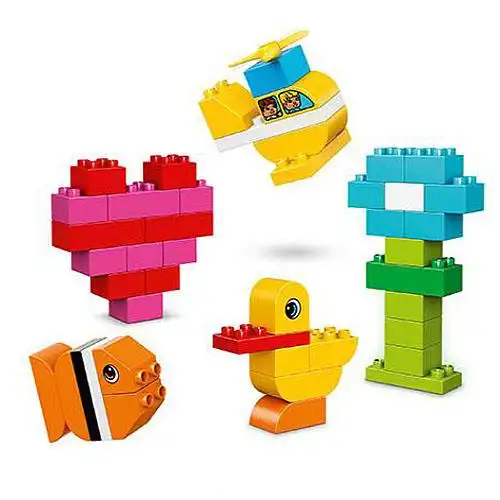 乐高得宝系列 10848基础积木套装 lego duplo 积木玩具 80粒 c14 - 善