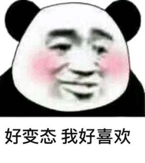贱贱骚骚熊猫头表情包