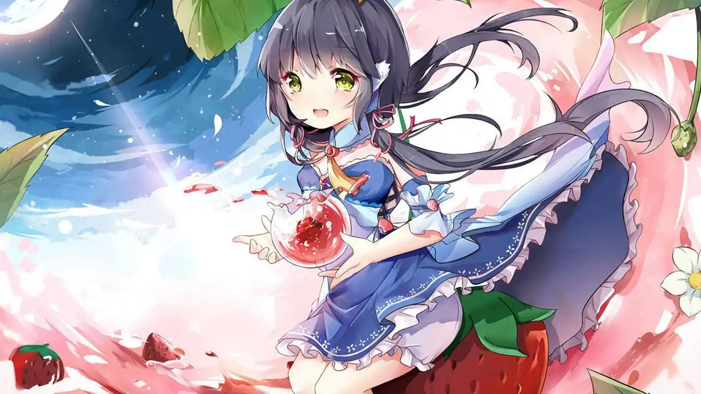 精选好看的日漫卡通美少女高清桌面壁纸