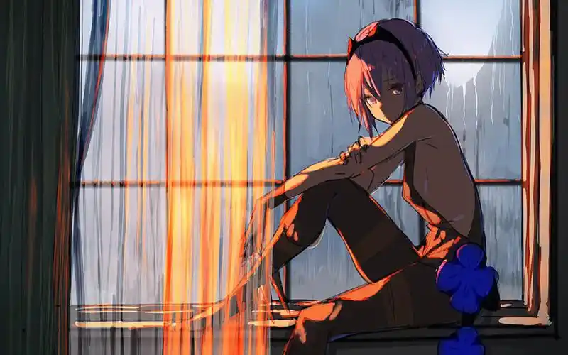 唯美动漫二次元图片桌面壁纸高清大图预览1920x1200_卡通动漫下载_美