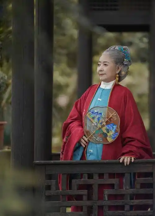 原创76岁奶奶穿汉服走红网络举止端庄优雅像红楼梦的老夫人