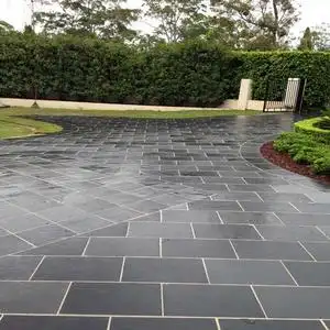天然青石板庭院花园室外阳台铺院子露台仿古防滑别墅地砖户外石材
