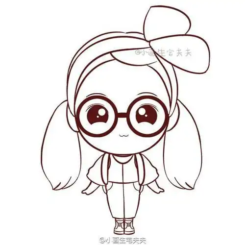 女孩头像的简笔画q版明星星简笔画杨幂q版人物简笔画q版萌简笔画深扒