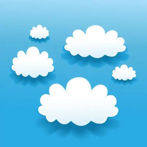 卡通白云图片