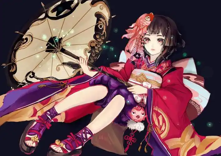 神乐161008|amen的阴阳师插画图片