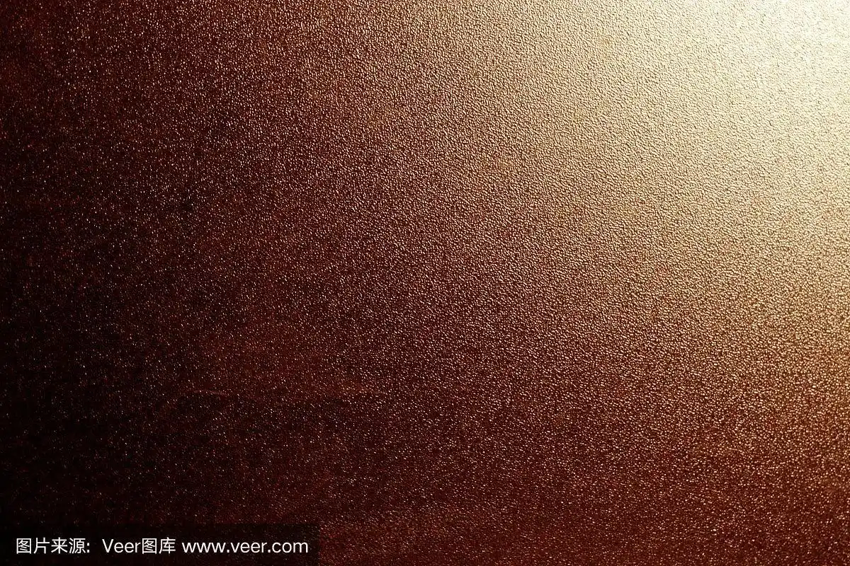 棕色磨砂玻璃纹理,光线在角落.