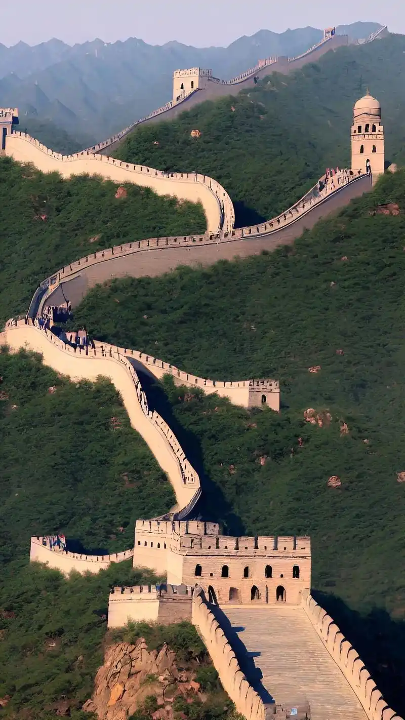 图文伙伴计划 #万里长城 雄伟壮观的万里长城是人类建筑史上 - 兑音