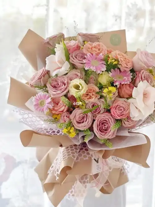 重要的是被惦记与用心对待94#韩式花束  #鲜花分享