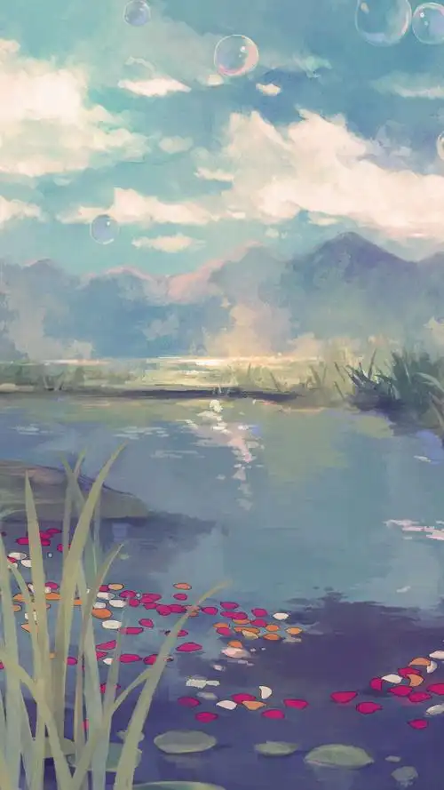 小清新唯美风景壁纸背景图