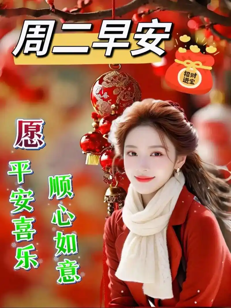 祝福我的好友 愿亲们在新的一年事事顺心如意 ,早上好暖心问候 - 抖音