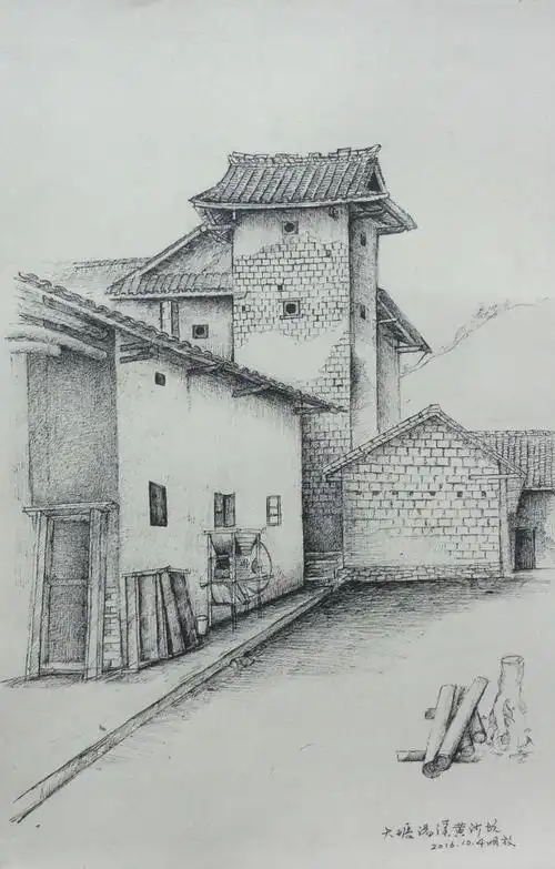 《秋之韵,家乡美》明放的写生