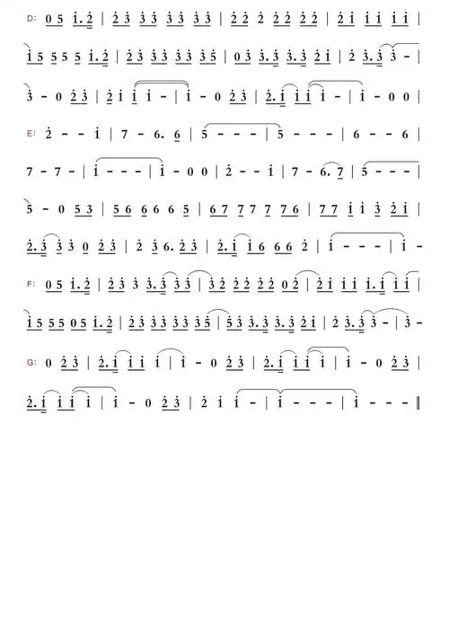 未闻花名智能简谱secret base