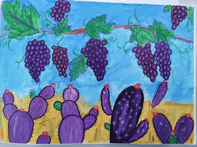 本学期三年级美术需要完成的六课作业,以下是部分学生的优秀作品供