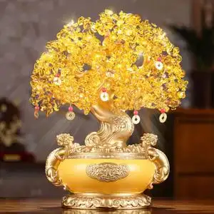 【黄金发财树摆件】黄金发财树摆件品牌,价格 - 阿里巴巴