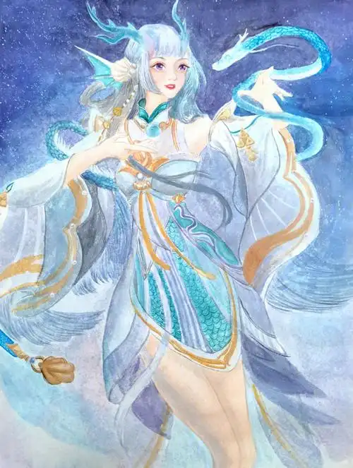 西施fmvp新皮肤游龙清影