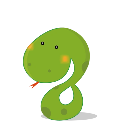 可爱蛇图片