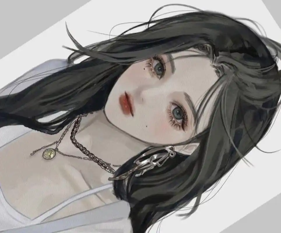 无眠月光丨清冷感动漫女生头像9293 都是搬运的推特上画师的画,侵