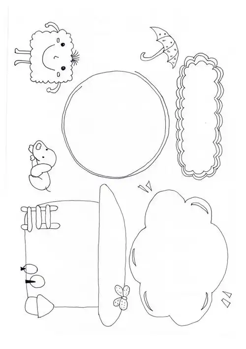 手抄报空白可直接打印_第1页