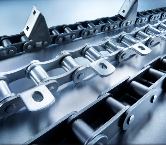 德国iwis带附件带弯板输送链条加长销链条