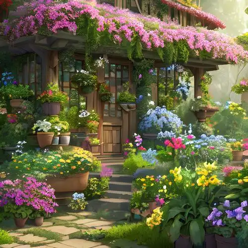 老年土味头像花开富贵