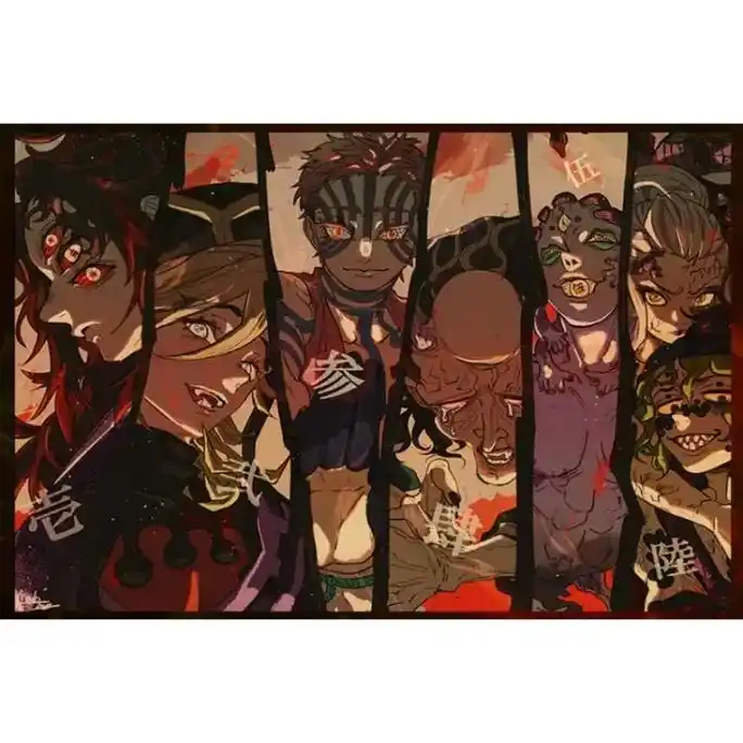 鬼灭之刃#上弦#手绘 - 抖音