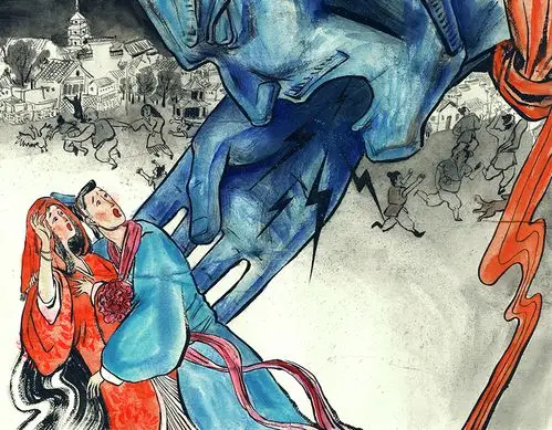 miss meng jiang weeping the great wall