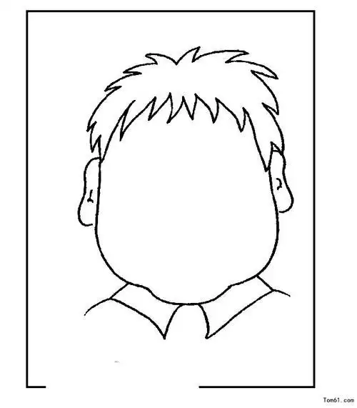 脸的轮廓-简笔画图片-儿童资源网手机版