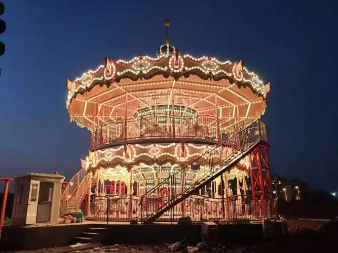 68 double deck swivel horses