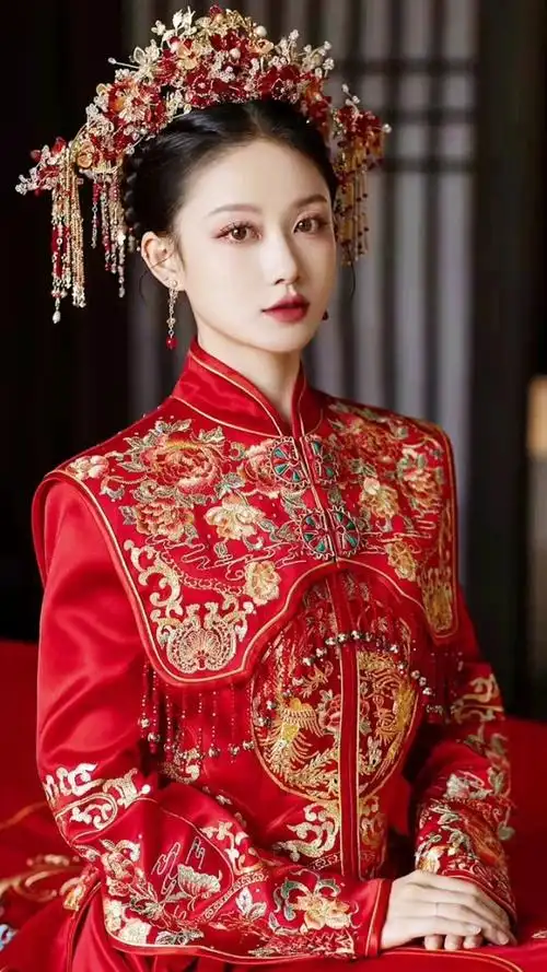 美美的新娘子 一定要穿美美的红衣礼服 [偷笑]