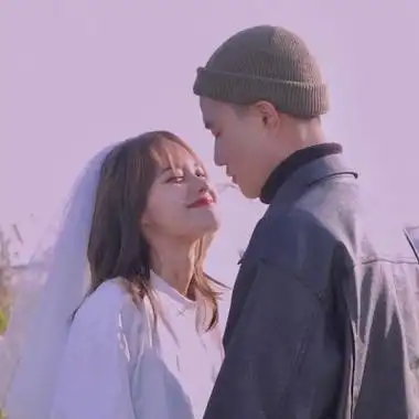 婚纱系情侣头像一对甜蜜浪漫的双人情侣头像头纱系图片