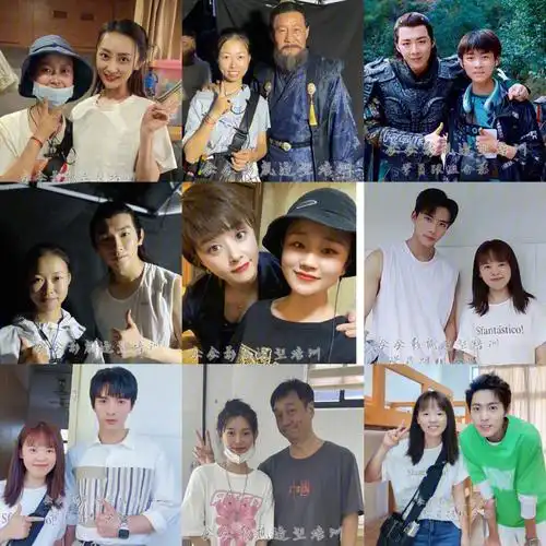 学员与明星合影照