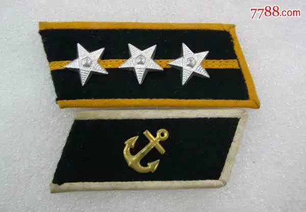 2枚早期海军领章